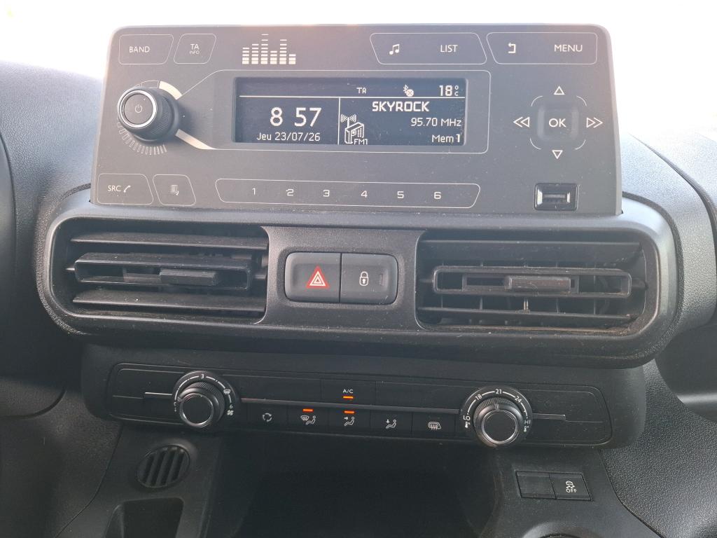 Citroen BERLINGO VAN M 650 BLUEHDI 100 S&S CLUB 2019