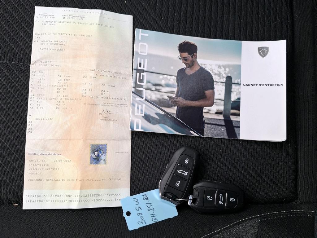 Peugeot 308 SW PureTech 110ch S&S BVM6 Active Pack 2022