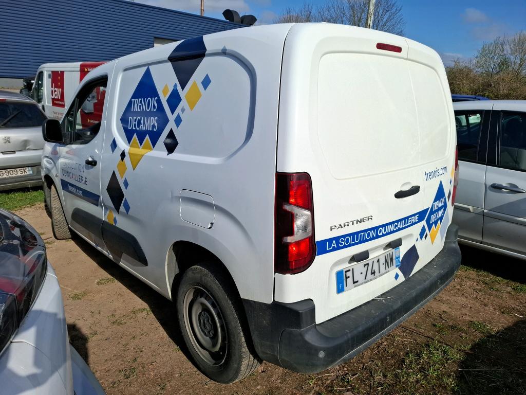 Peugeot PARTNER FOURGON STANDARD 650 KG BLUEHDI 100 S&S BVM5 PREMIUM 2019