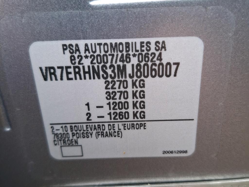 Citroen Berlingo Taille XL 7pl PureTech 130 S&S EAT8 Feel Pack 2022