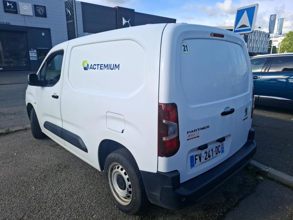 Peugeot PARTNER FOURGON STANDARD 650 KG BLUEHDI 75 BVM5 PREMIUM 2020