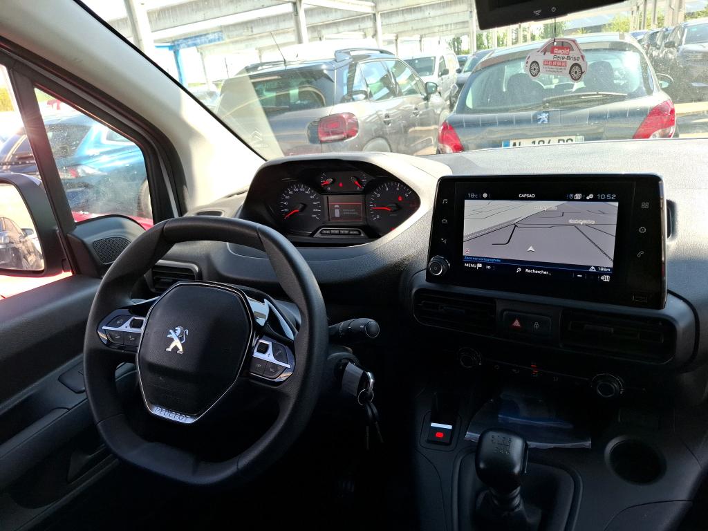 Peugeot PARTNER FOURGON STANDARD 650 KG BLUEHDI 100 S&S BVM6 ASPHALT 2022