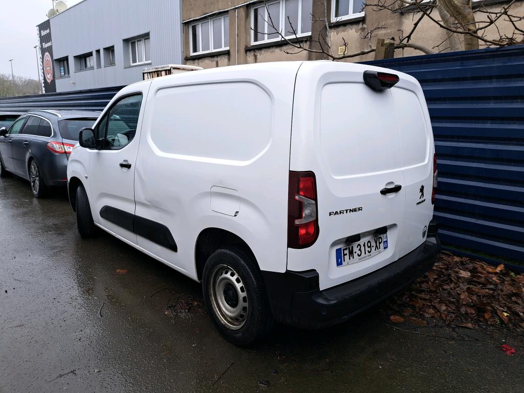 Peugeot PARTNER FOURGON STANDARD 650 KG BLUEHDI 100 S&S BVM5 ASPHALT 2020