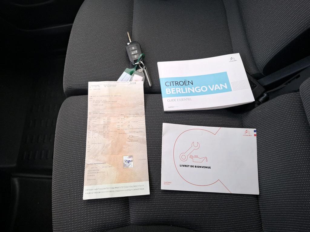 Citroen BERLINGO VAN M 650 BLUEHDI 75 S&S BVM5 CONTROL 2021