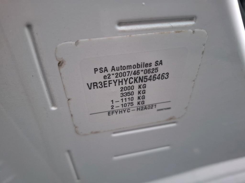 Peugeot PARTNER FOURGON STANDARD 650 KG BLUEHDI 100 BVM5 PREMIUM 2019