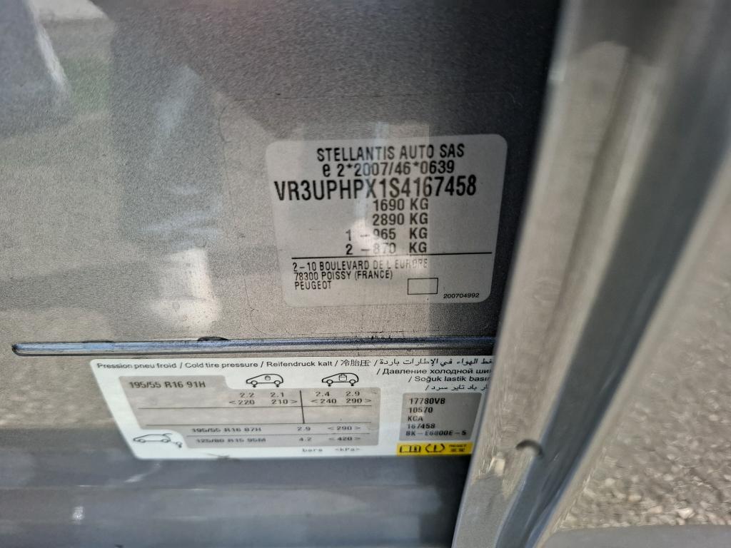 Peugeot 208 Hybrid 110 ch e-DCS6 Allure 2025