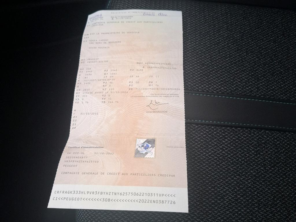 Peugeot 308 BlueHDi 130ch S&S EAT8 Allure 2022