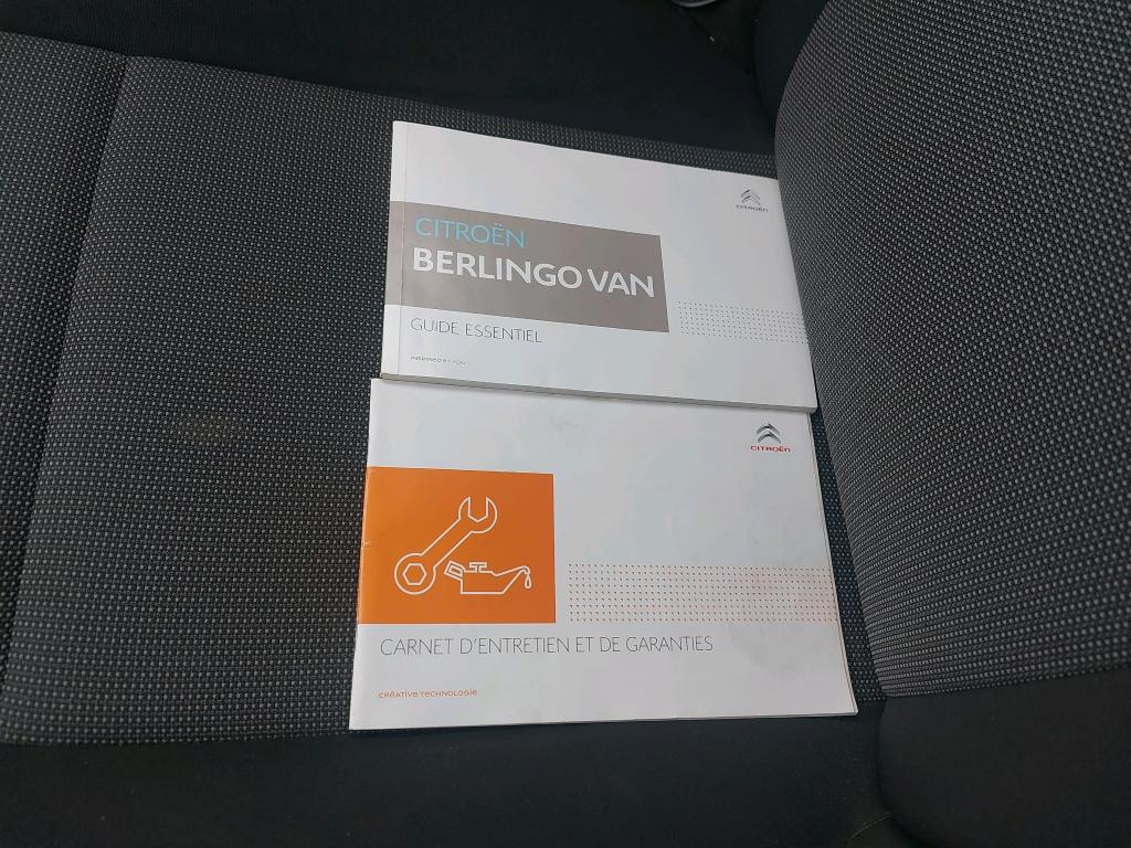 Citroen BERLINGO VAN M 650 BLUEHDI 100 S&S CLUB 2019