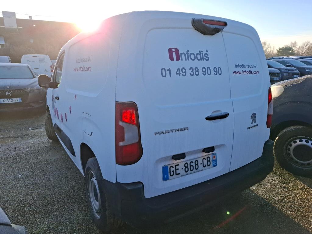 Peugeot PARTNER FOURGON STANDARD 650 KG BLUEHDI 100 S&S BVM6 ASPHALT 2022