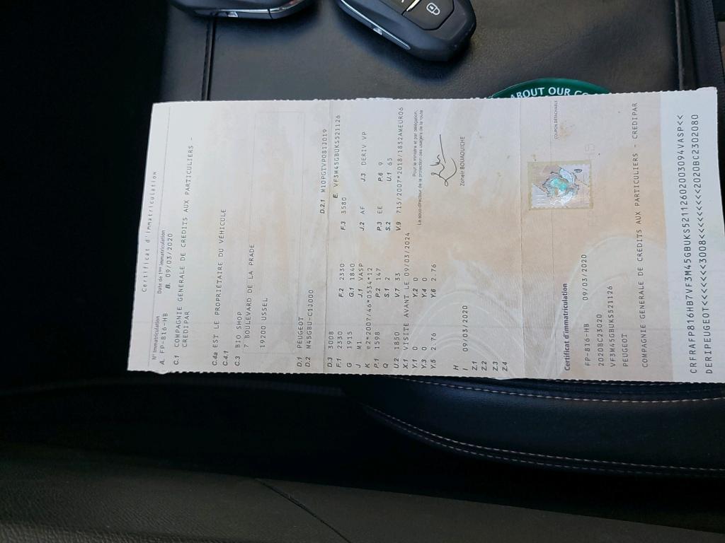 Peugeot 3008 Hybrid4 300 e-EAT8 GT 2020