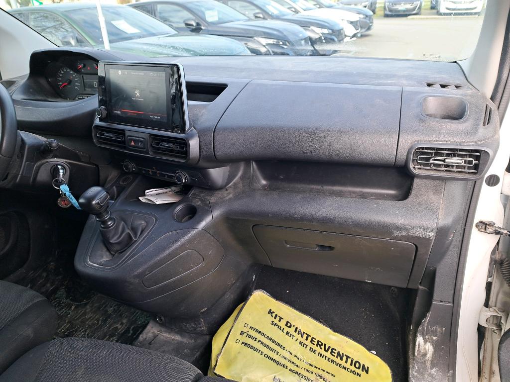Peugeot PARTNER FOURGON STANDARD 650 KG BLUEHDI 130 S&S BVM6 ASPHALT 2021