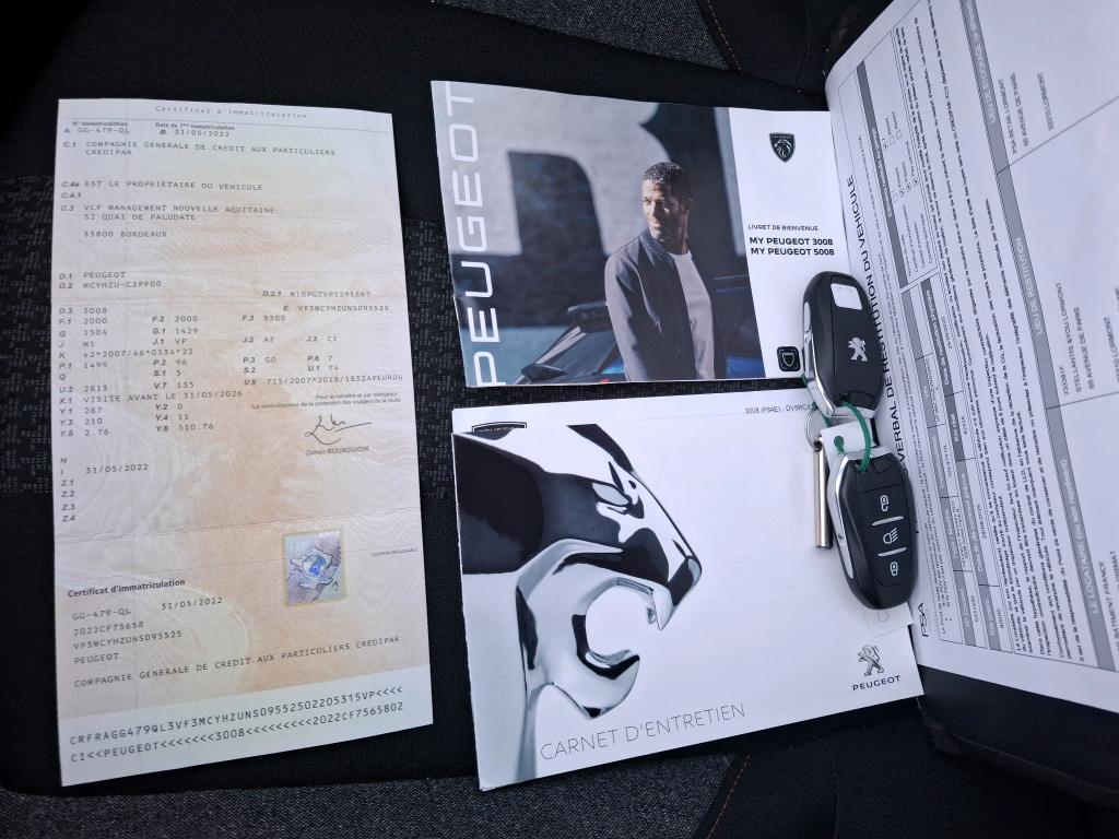 Peugeot 3008 BlueHDi 130ch S&S EAT8 Active Pack 2022