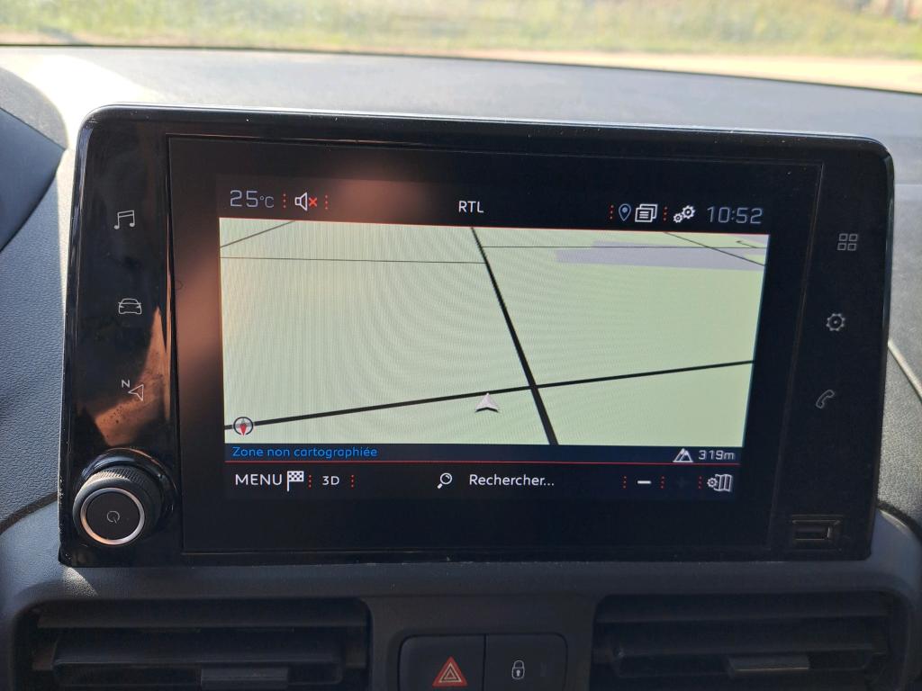 Peugeot PARTNER FOURGON STANDARD 650 KG BLUEHDI 100 S&S BVM5 ASPHALT 2020