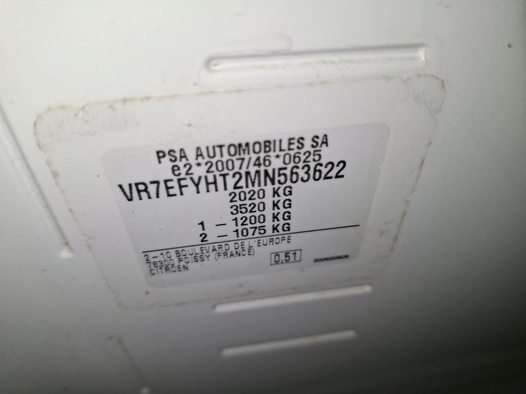 Citroen BERLINGO VAN M 650 BLUEHDI 100 S&S BVM6 DRIVER 2022