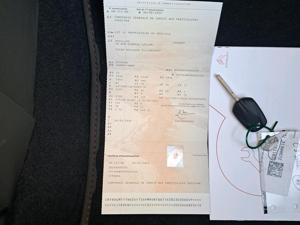Citroen C3 PureTech 83 S&S BVM5 C-Series 2023