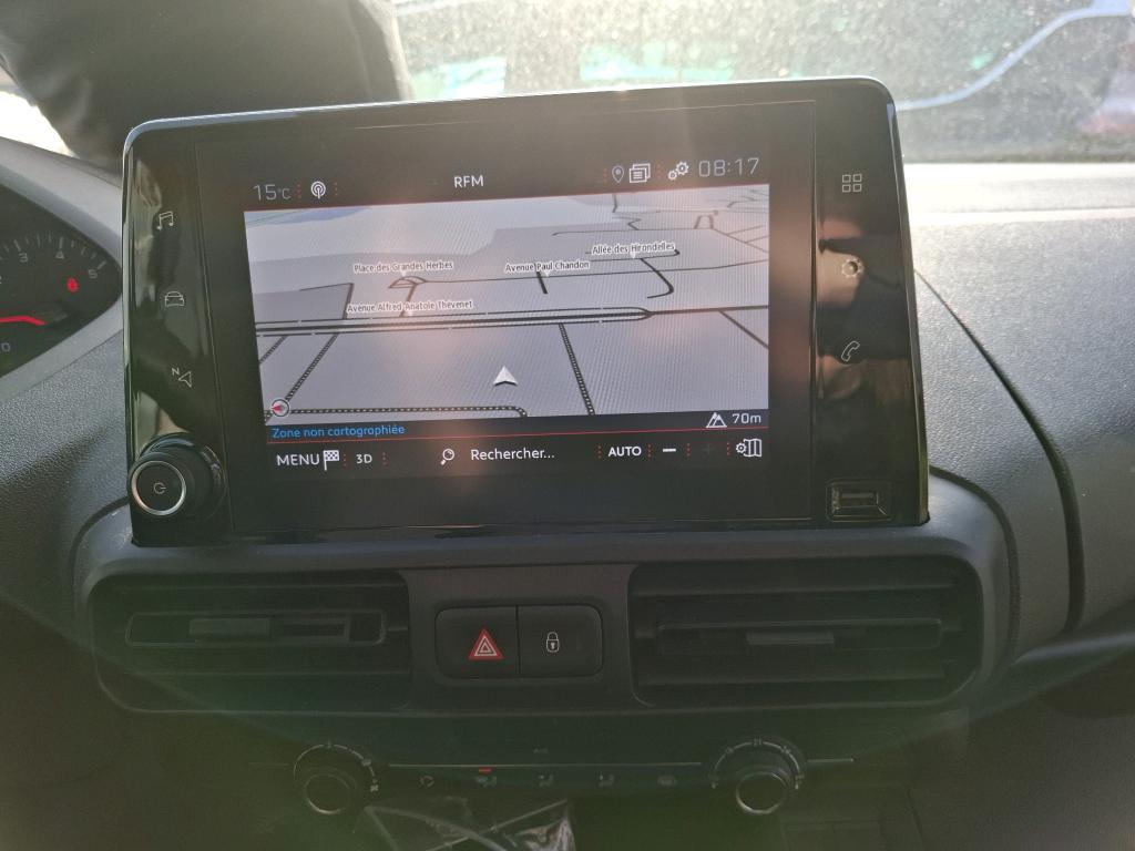 Peugeot PARTNER FOURGON STANDARD 650 KG BLUEHDI 100 S&S BVM5 ASPHALT 2020