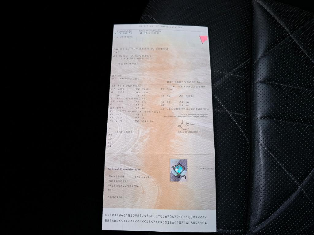 DS DS7 Crossback PureTech 180 EAT8 Grand Chic 2021