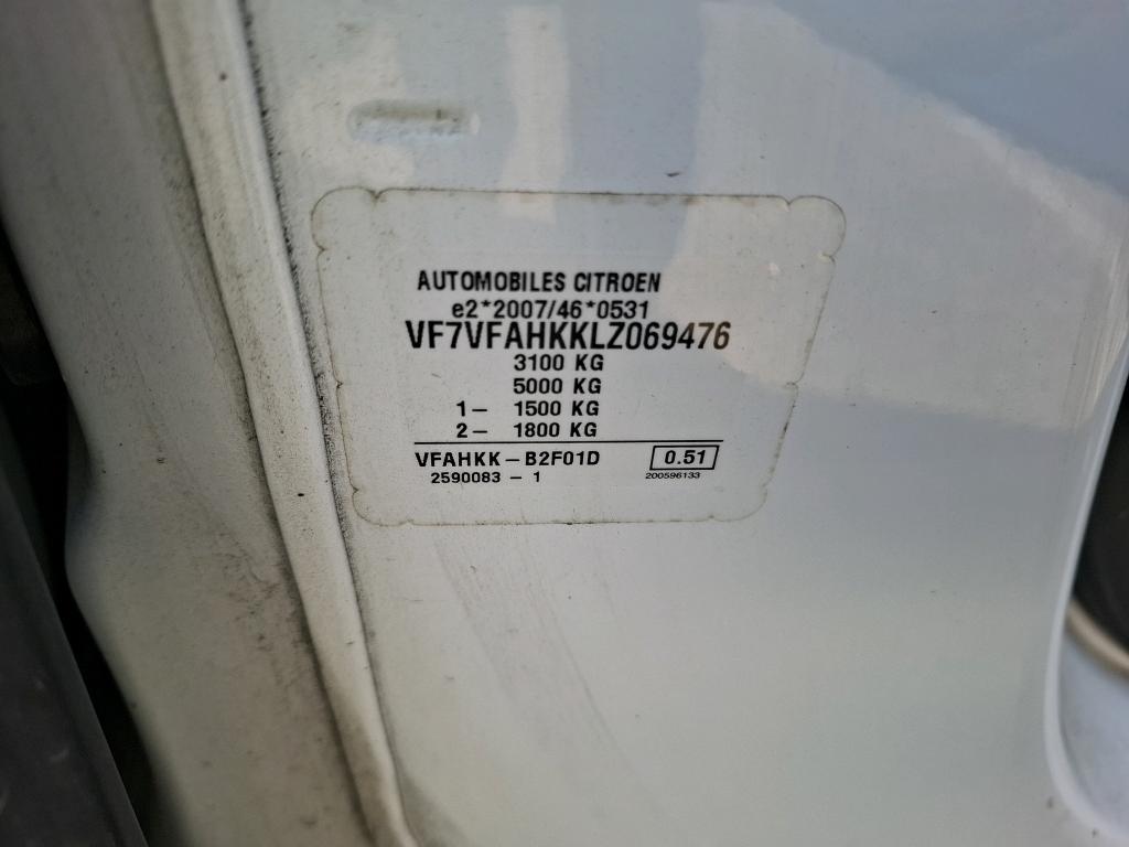 Citroen JUMPY FGN M BLUEHDI 120 S&S BVM6 CLUB 340 NM 2020