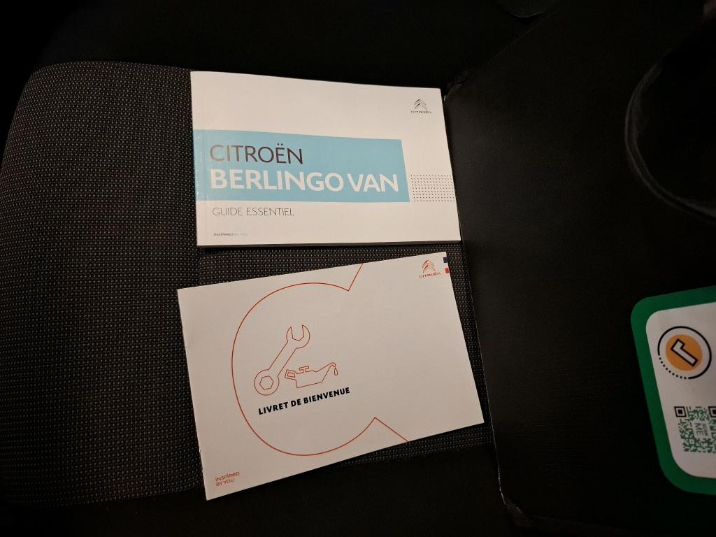 Citroen BERLINGO VAN M 650 BLUEHDI 100 S&S BVM5 CLUB 2020