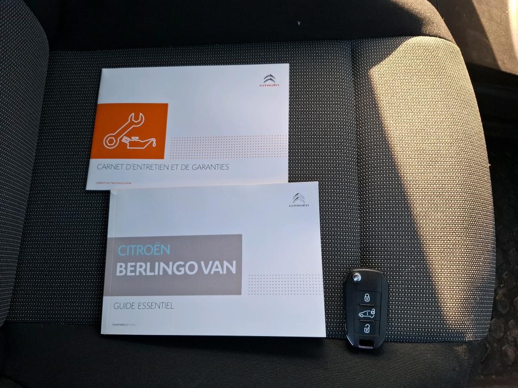 Citroen BERLINGO VAN M 650 BLUEHDI 100 S&S CLUB 2019