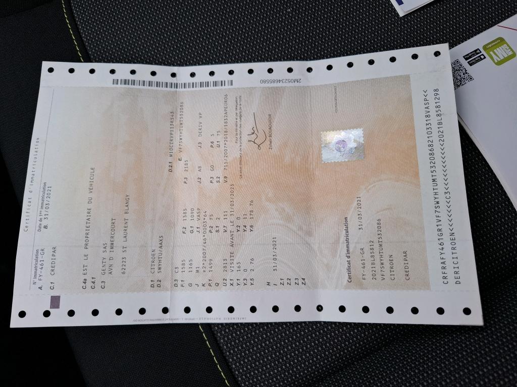 Citroen C3 SOCIETE BLUEHDI 100 S&S BVM6 FEEL NAV 2021