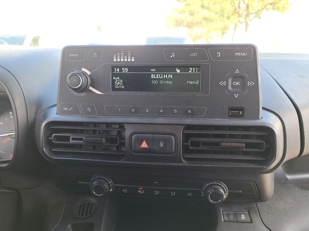 Citroen BERLINGO VAN M 650 BLUEHDI 75 BVM5 CLUB 2019