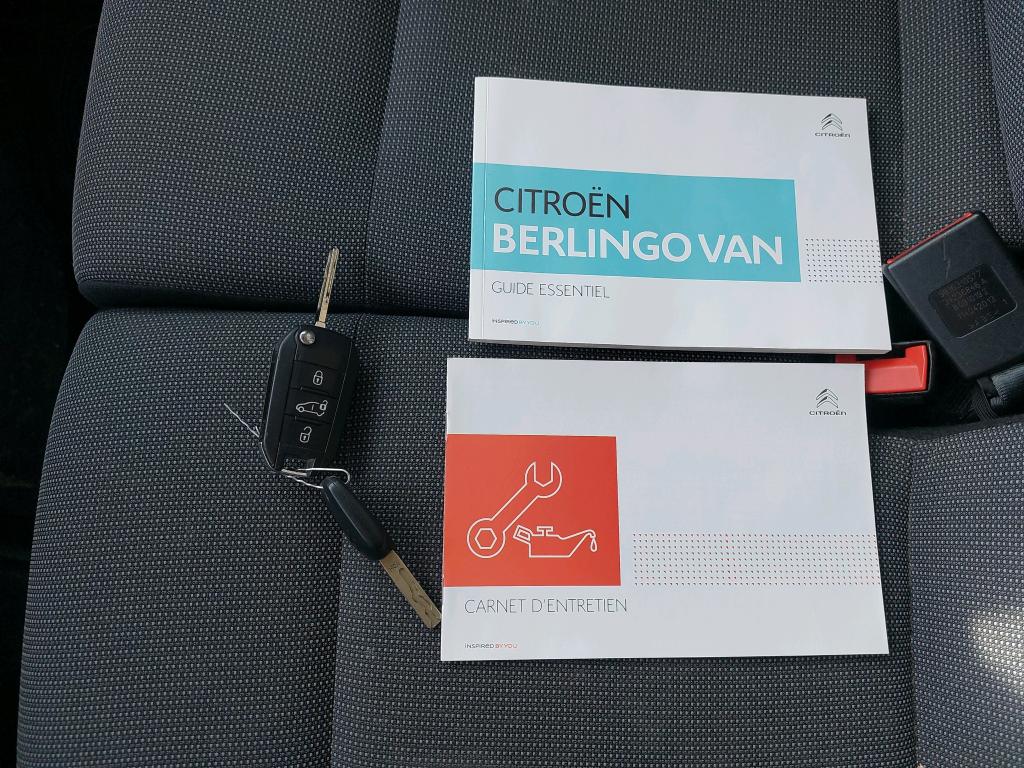 Citroen BERLINGO VAN M 650 BLUEHDI 100 S&S BVM5 CLUB 2019