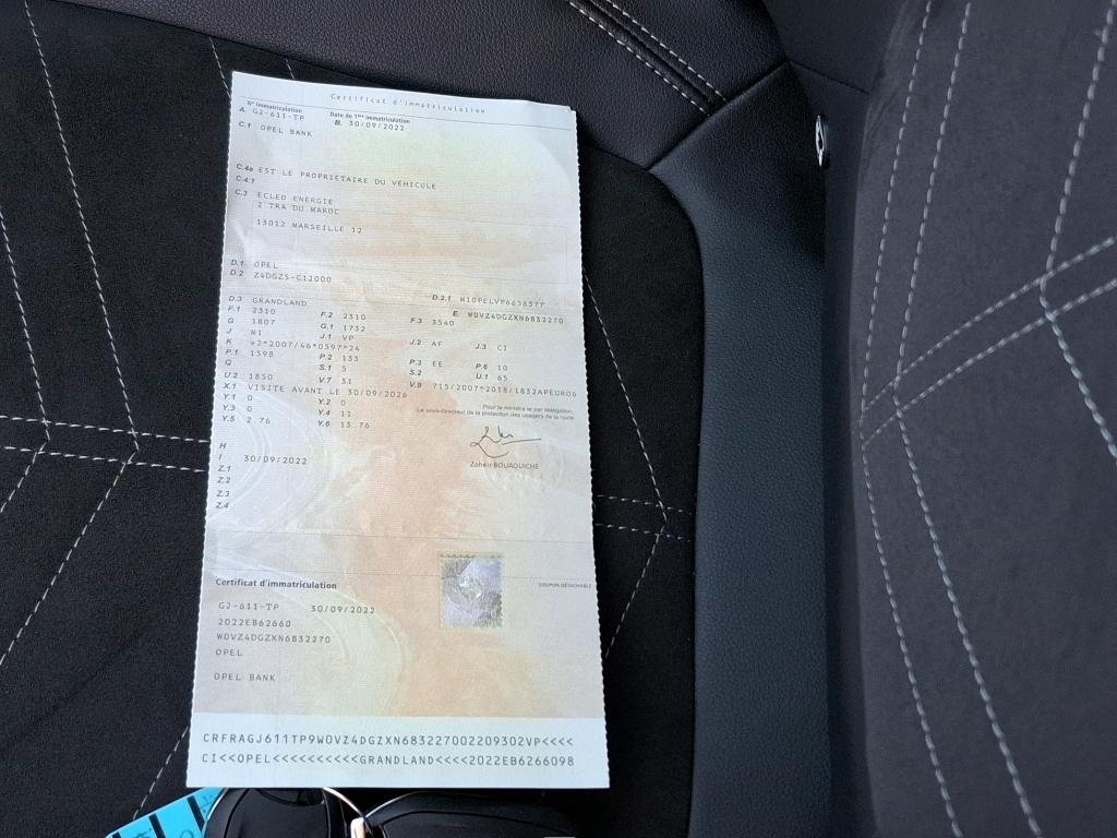 Opel Grandland Hybrid 225 ch BVA8 Ultimate 2022