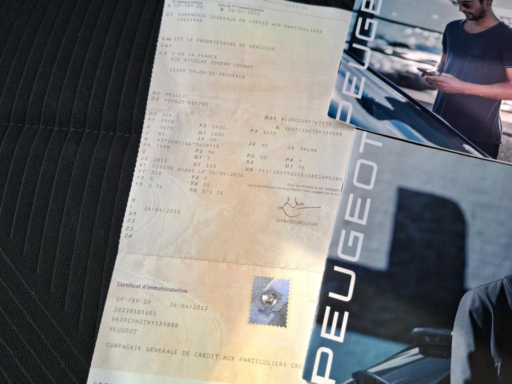 Peugeot 308 SW BlueHDi 130ch S&S EAT8 Active Pack 2022