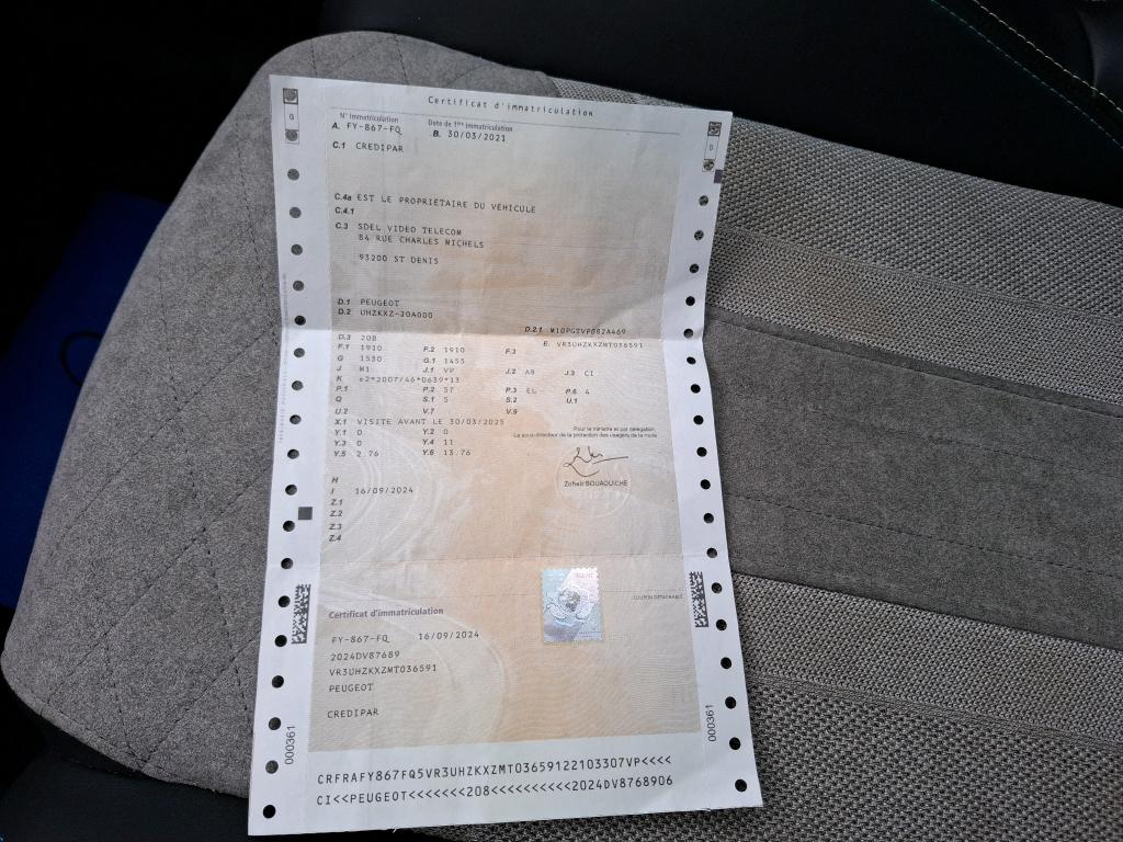 Peugeot 208 Electrique 50 kWh 136ch GT Pack 2021