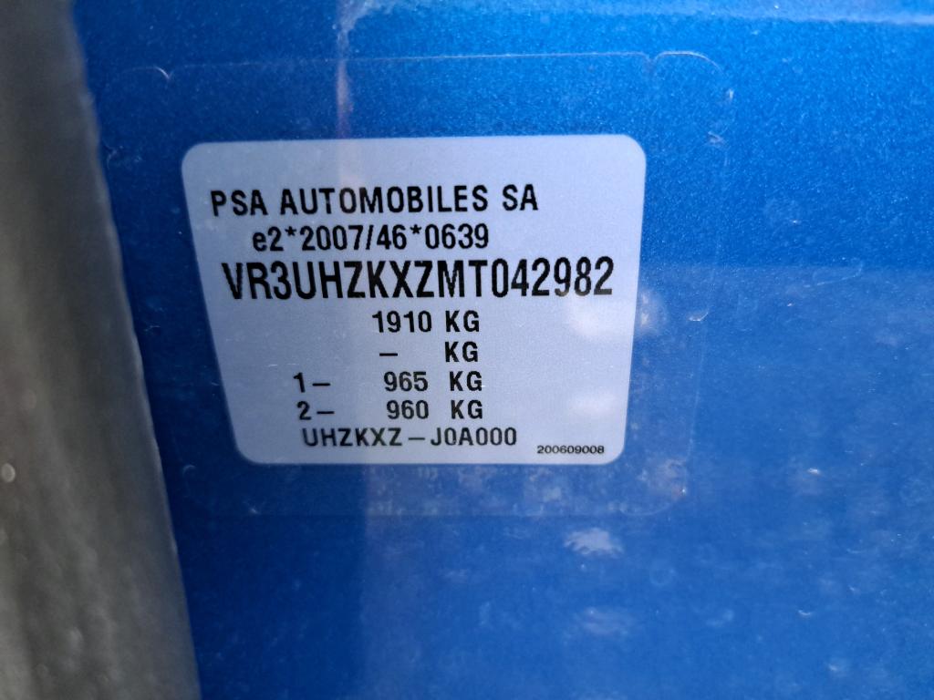 Peugeot 208 Electrique 50 kWh 136ch GT 2021