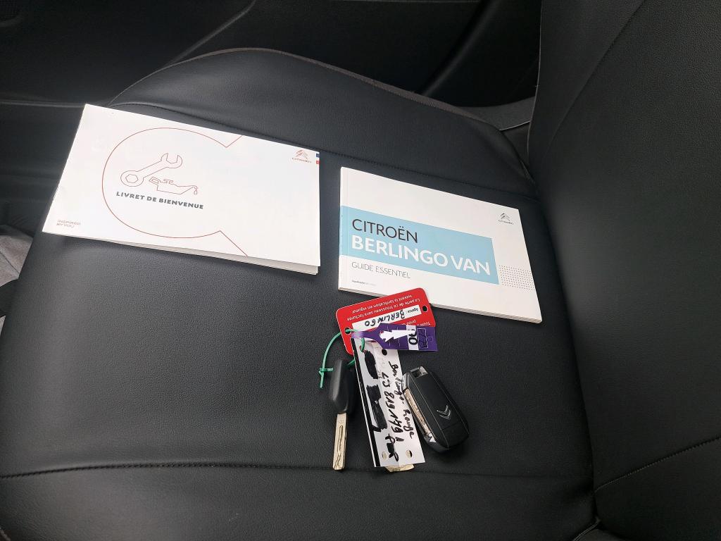 Citroen BERLINGO VAN M 650 BLUEHDI 75 S&S BVM5 CONTROL 2020