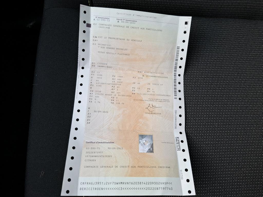 Citroen C3 PureTech 83 ch BVM5 You 2022