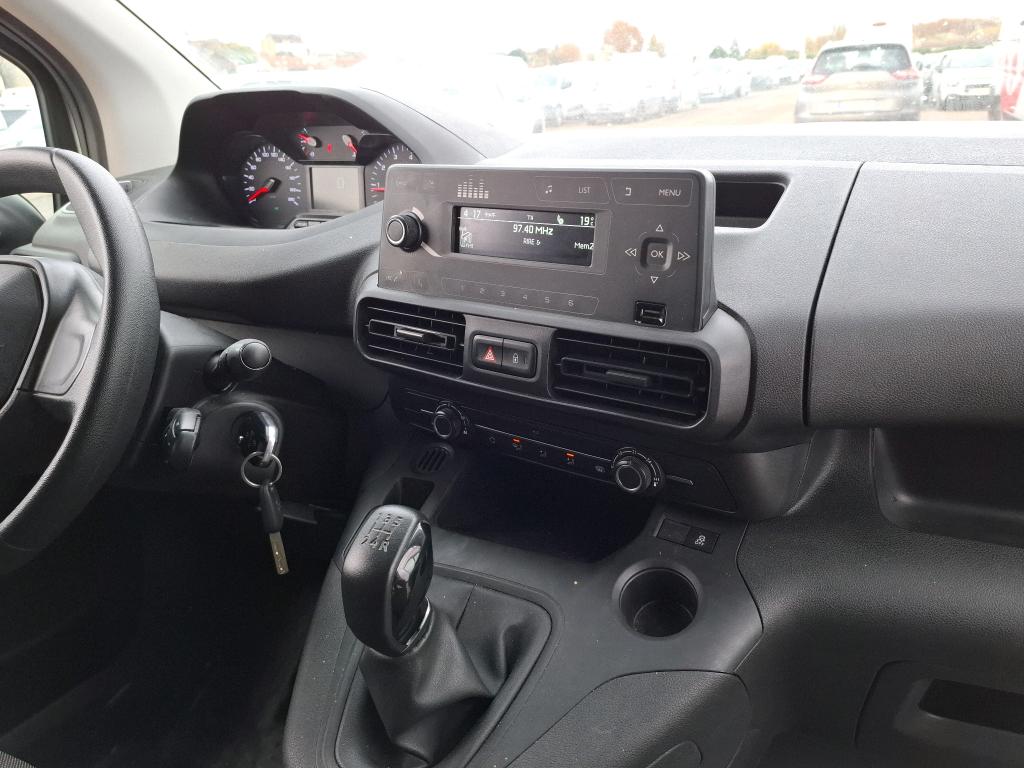 Peugeot PARTNER FOURGON STANDARD 650 KG BLUEHDI 100 S&S BVM5 PREMIUM 2021