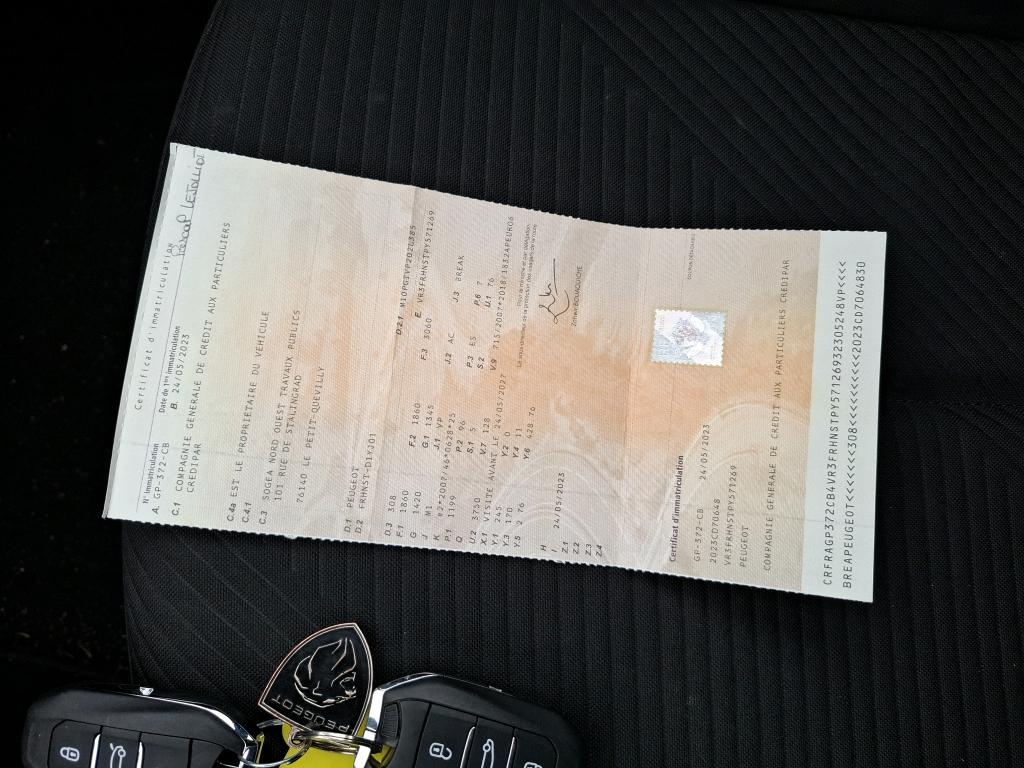 Peugeot 308 SW PureTech 130ch S&S EAT8 Active Pack 2023