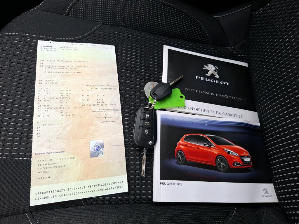 Peugeot 208 1.6 BlueHDi 75ch S&S BVM5 Allure Business 2016