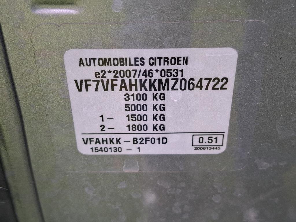 Citroen JUMPY FGN M BLUEHDI 120 S&S BVM6 DRIVER 340 NM 2021