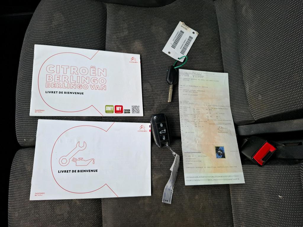 Citroen BERLINGO VAN M 650 BLUEHDI 100 S&S BVM6 DRIVER 2022