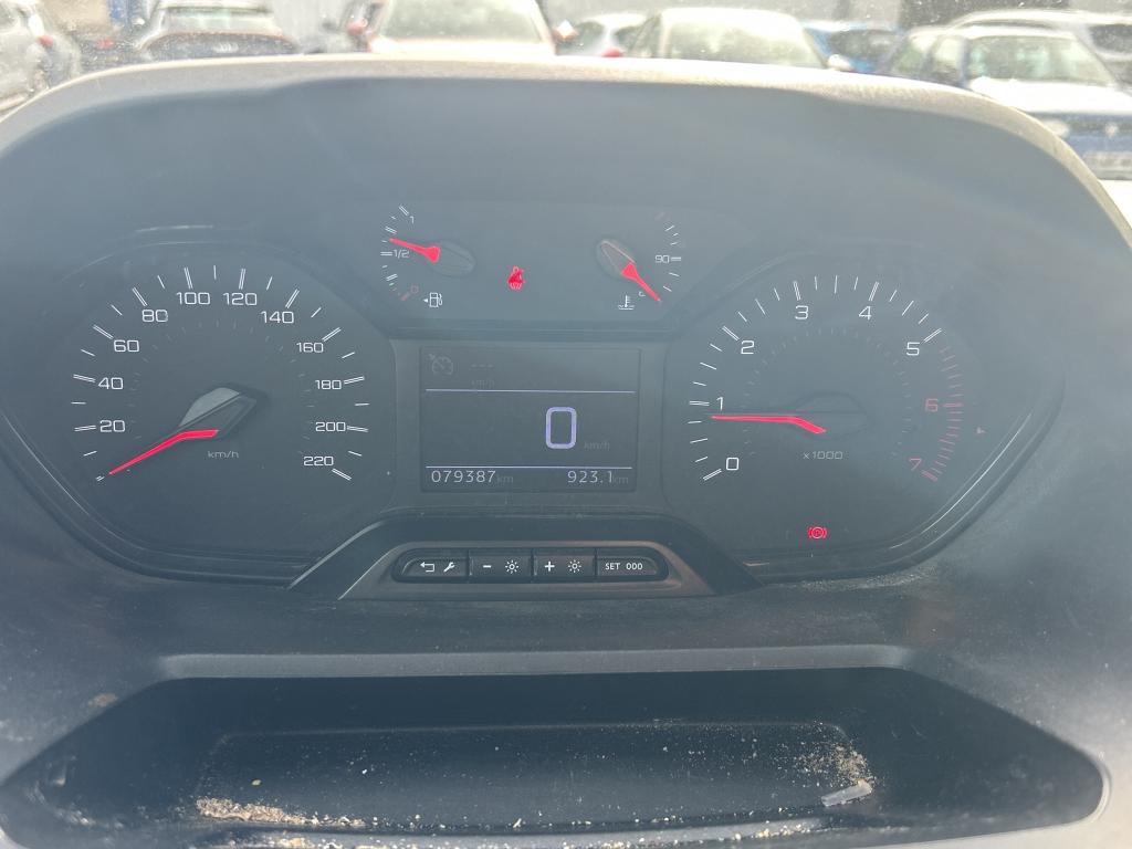 Peugeot PARTNER FOURGON STANDARD 650 KG BLUEHDI 100 S&S BVM6 ASPHALT 2022