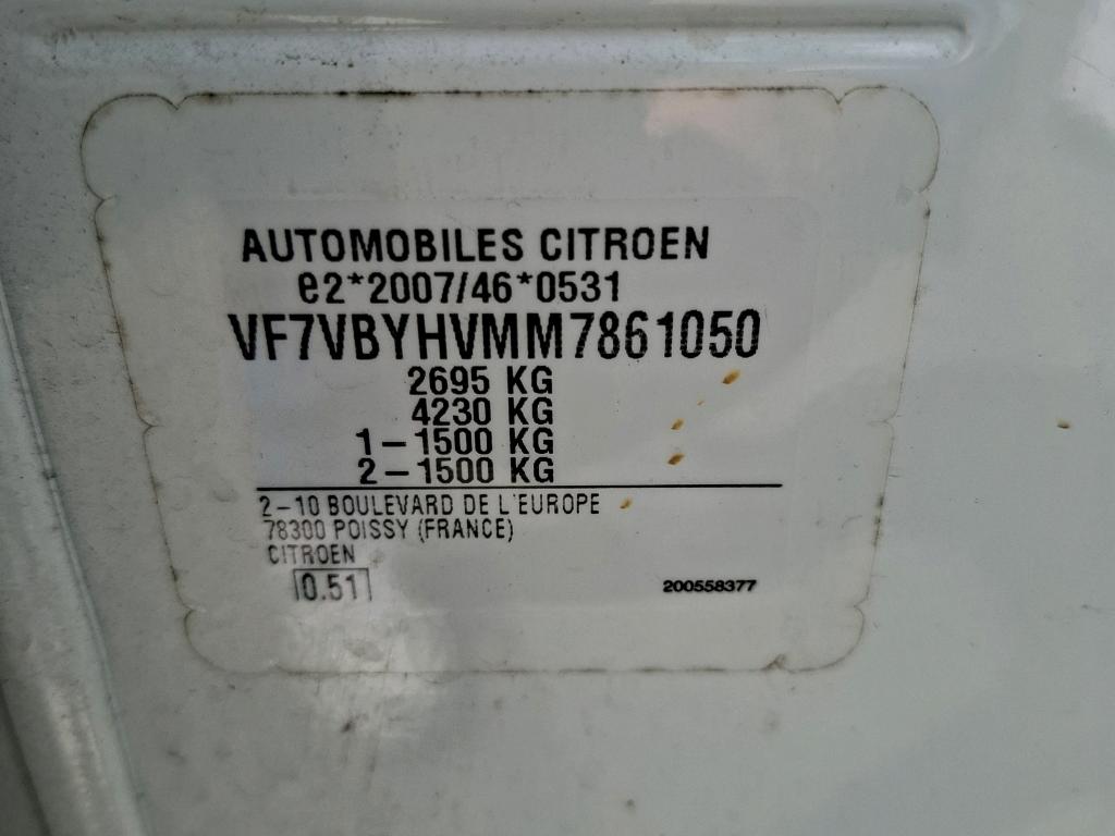 Citroen JUMPY FGN M BLUEHDI 120 S&S BVM6 CLUB 300 NM 2021