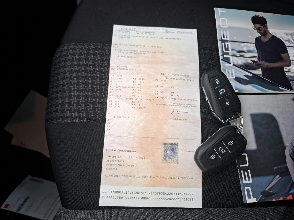 Peugeot 3008 BlueHDi 130ch S&S EAT8 Active Pack 2022