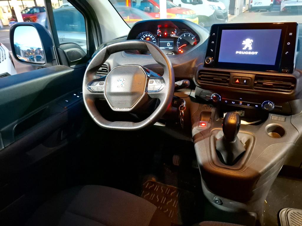 Peugeot PARTNER FOURGON STANDARD 650 KG BLUEHDI 100 S&S BVM5 ASPHALT 2021