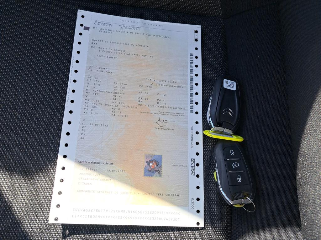 Citroen C3 PureTech 83 S&S BVM5 Shine 2022