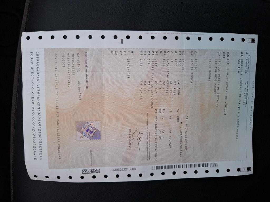 Peugeot EXPERT FGN TOLE LONG 2.0 BLUEHDI 120 S&S BVM6 PREMIUM 2021