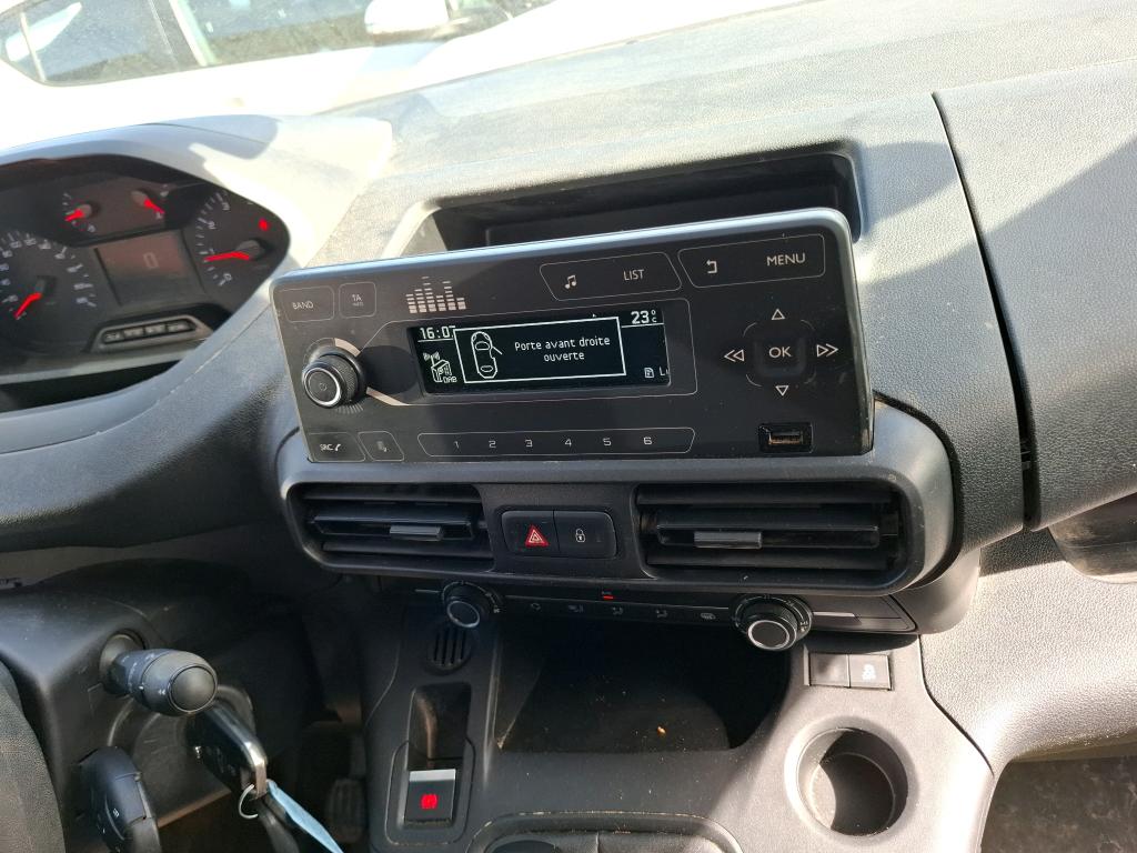 Peugeot PARTNER FOURGON STANDARD 650 KG BLUEHDI 100 S&S BVM5 PREMIUM 2021