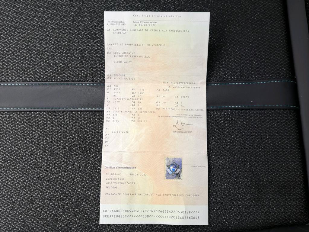 Peugeot 308 SW BlueHDi 130ch S&S EAT8 Allure Pack 2022