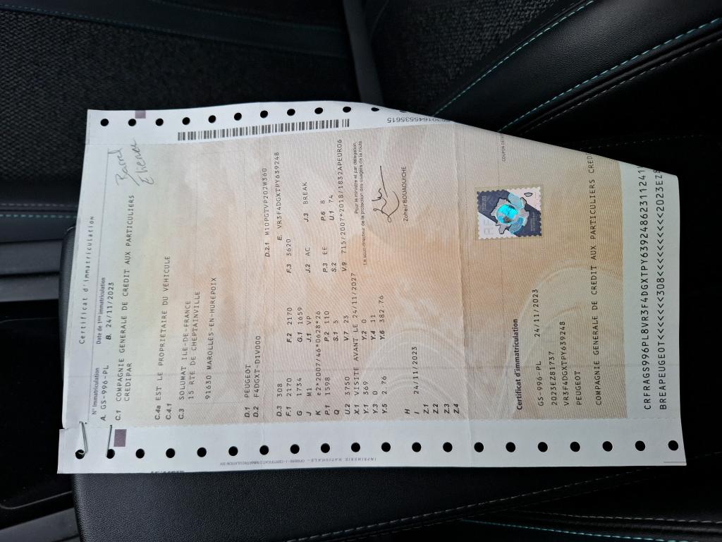 Peugeot 308 SW PHEV 180 e-EAT8 Allure Pack 2023