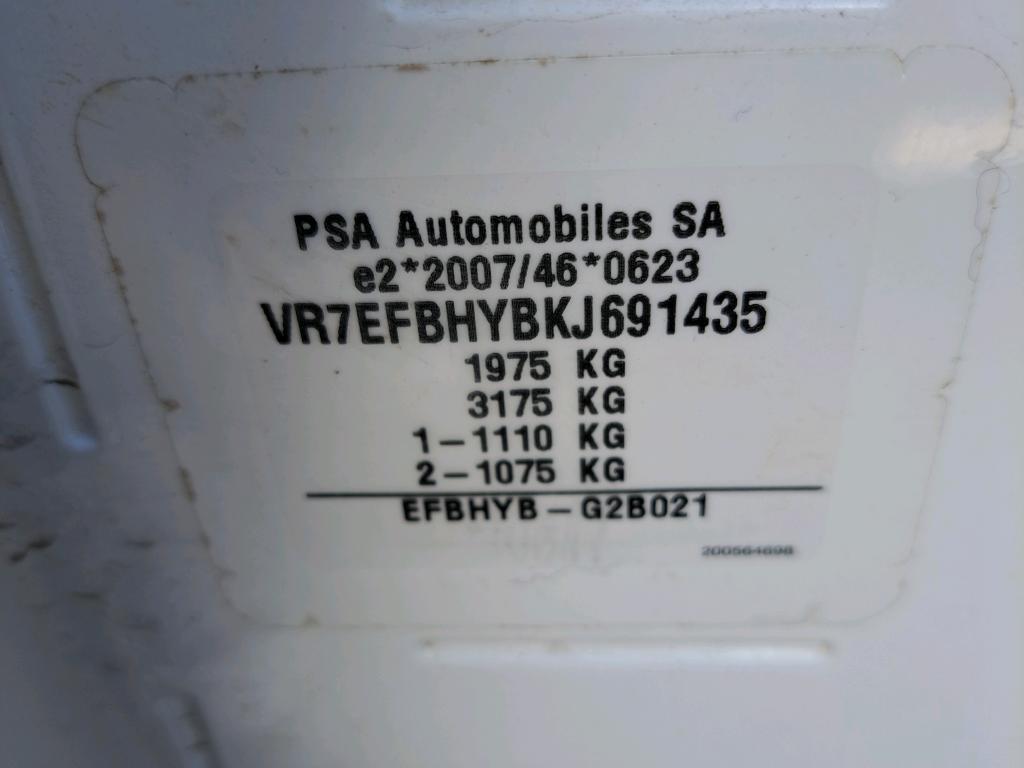 Citroen BERLINGO VAN M 650 BLUEHDI 100 S&S CLUB 2019