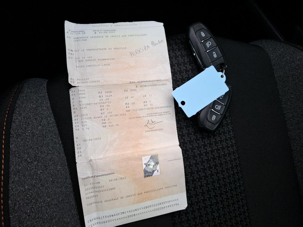 Peugeot 3008 BlueHDi 130ch S&S EAT8 Active Pack 2022