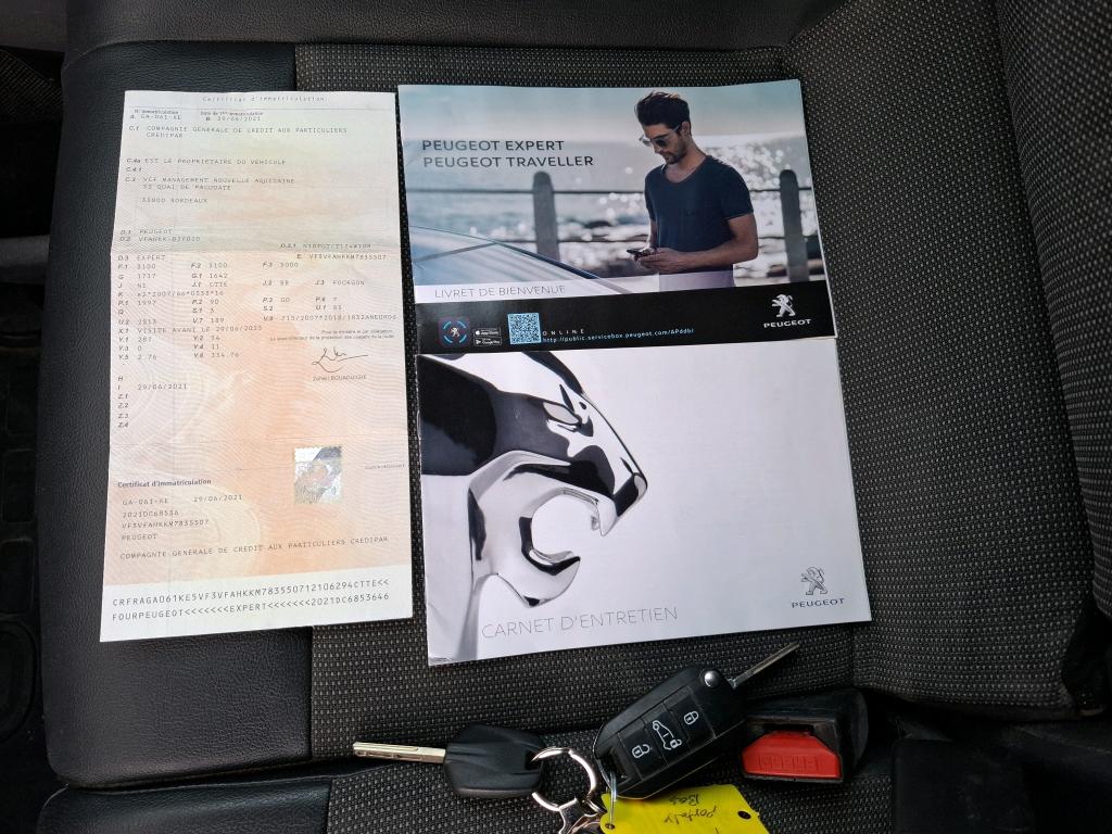 Peugeot EXPERT FGN TOLE STANDARD 2.0 BLUEHDI 120 S&S BVM6 ASPHALT 2021